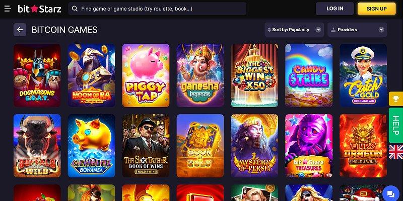 BitStarz homepage