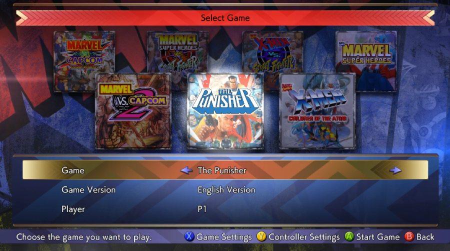 Marvel vs. Capcom Fighting Collection fighting game