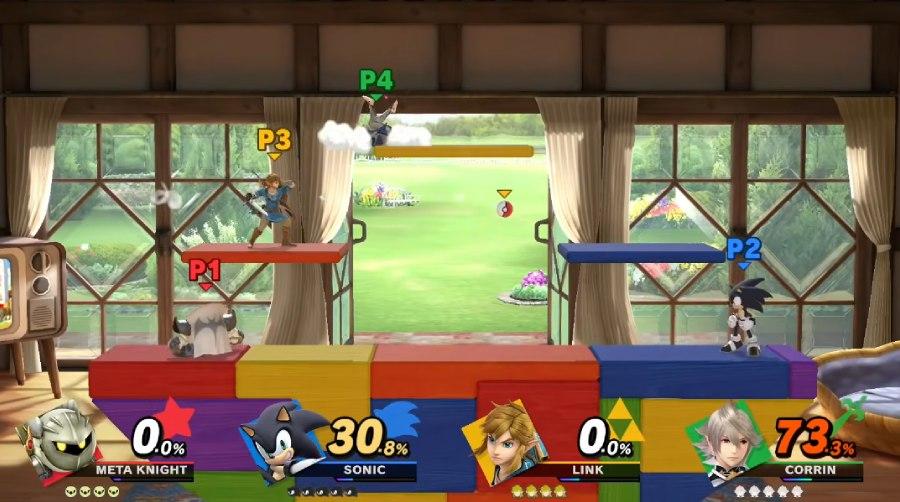 Four-player Super Smash Bros. Ultimate match