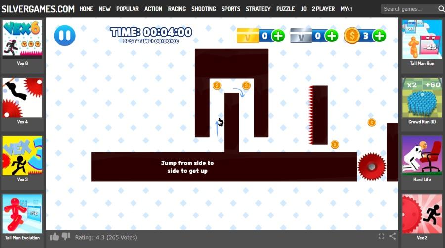 Vex 8 stickman game