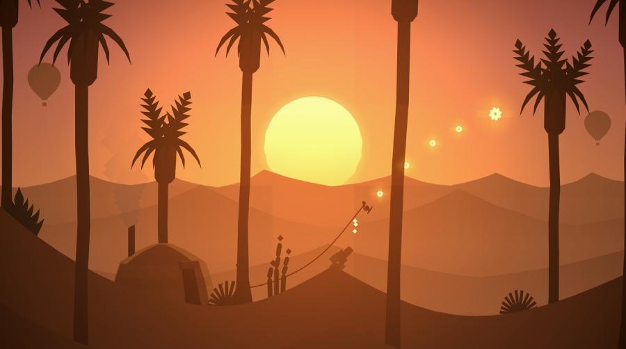 Alto's Odyssey desert sunset
